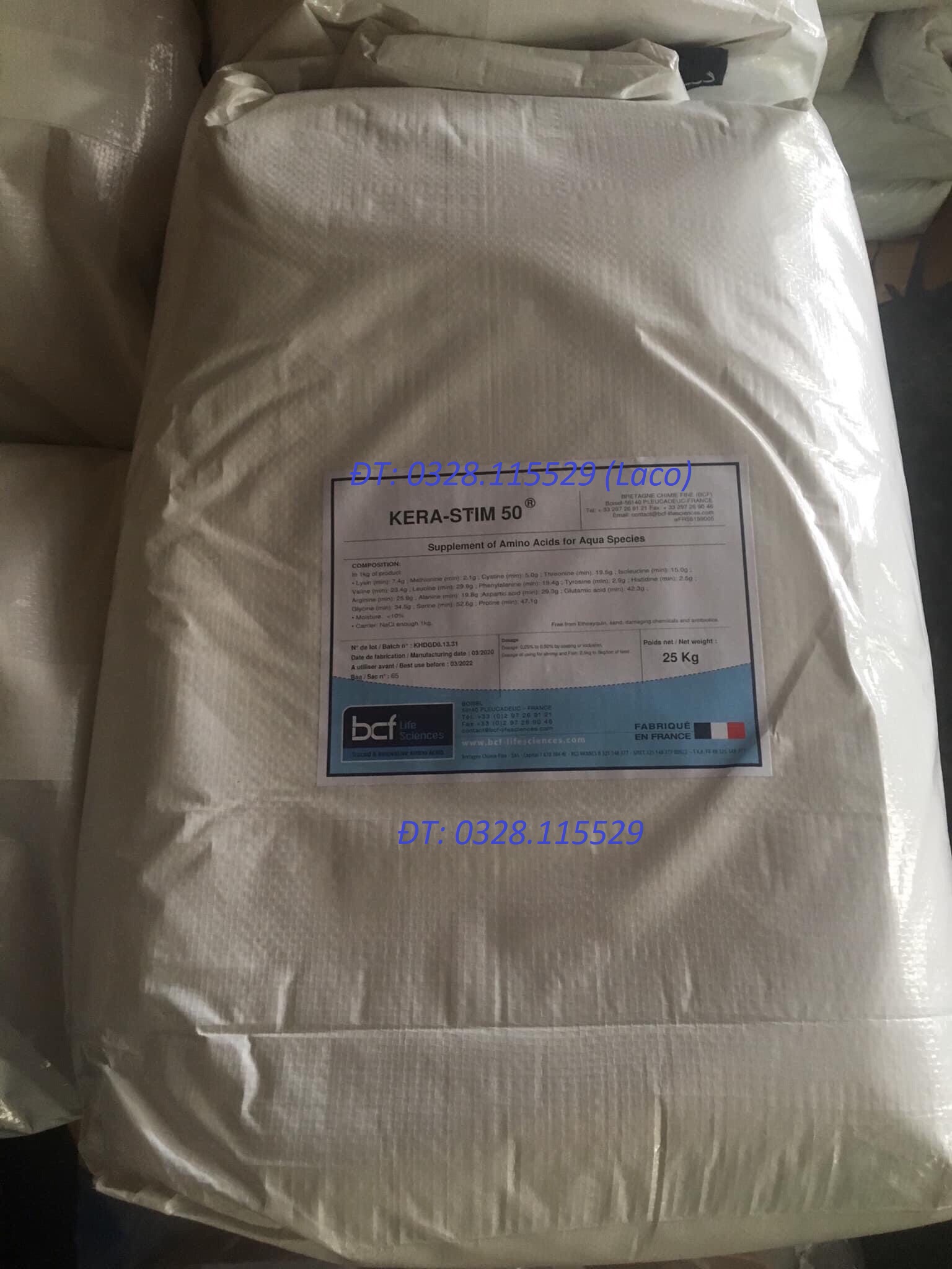 Đạm tăng trọng, Kera-Stim 50, Nutrpeptide, dùng trong thú y, thuỷ sản